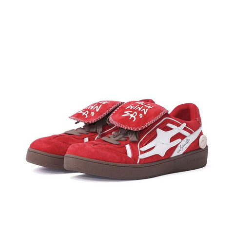KILLWINNER Red Velvet German Training Shoes, Versatile Low-Top Shoes, Unisex Style.
