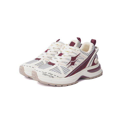 KILLWINNER New White Retro Running Shoes, Stylish and Casual Dad Shoes for Travel