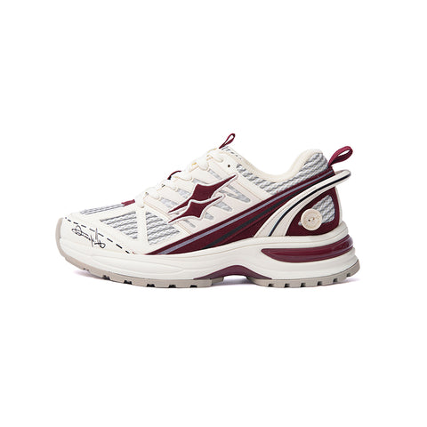 KILLWINNER New White Retro Running Shoes, Stylish and Casual Dad Shoes for Travel