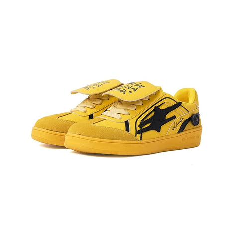 KILLWINNER Yellow German Training Shoes, Low-Top Shoes, Unisex Style, Streetwear Brand.