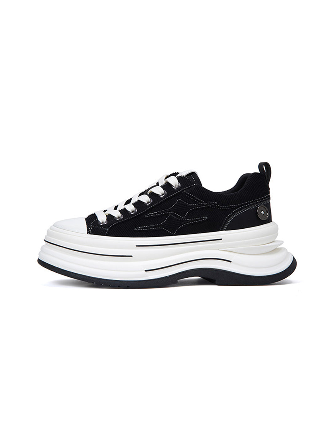 靴 Killwinner 7cm platform canvas shoes KILLWINNER | 7cm Platform Canvas Shoes-Black