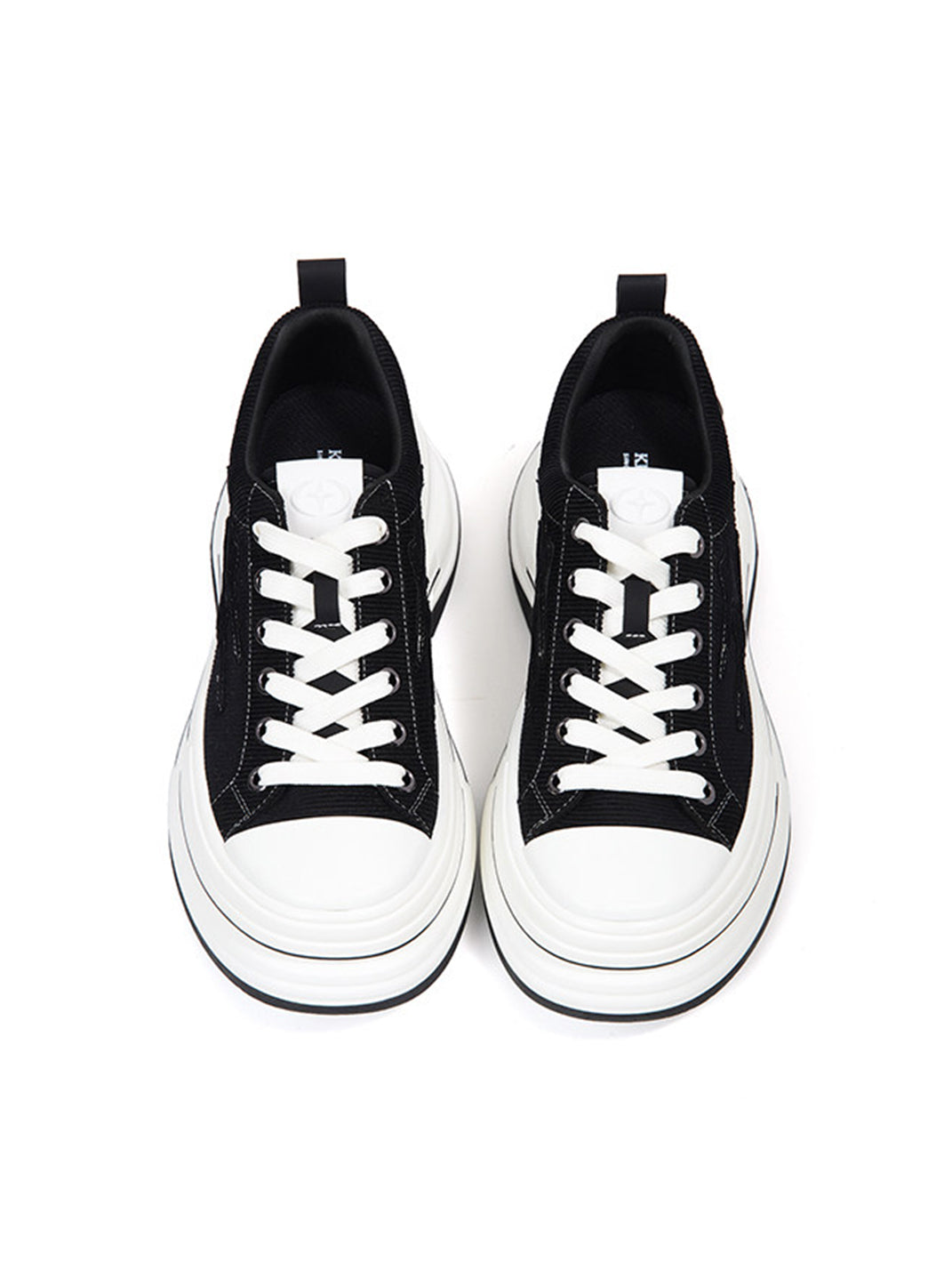 KILLWINNER | 7cm Platform Canvas Shoes-Black