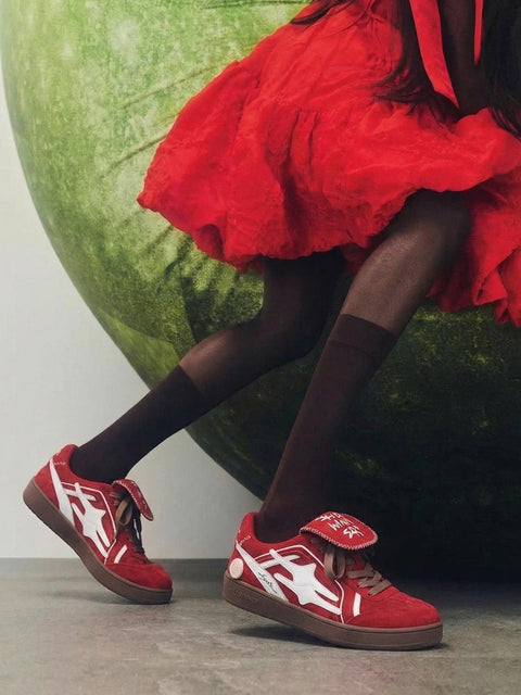 KILLWINNER丨Retro Training Sneaker-Red Velvet