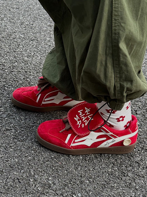 KILLWINNER丨Retro Training Sneaker-Red Velvet
