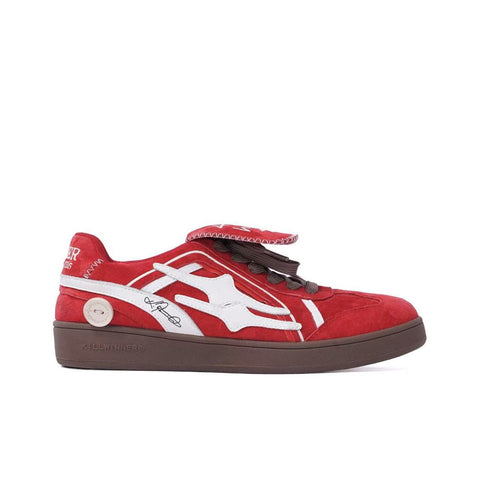 KILLWINNER Red Velvet German Training Shoes, Versatile Low-Top Shoes, Unisex Style.