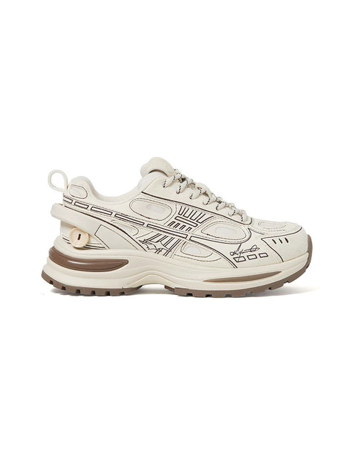 KILLWINNER丨 Lightweight Chunky Running Shoes-off-white