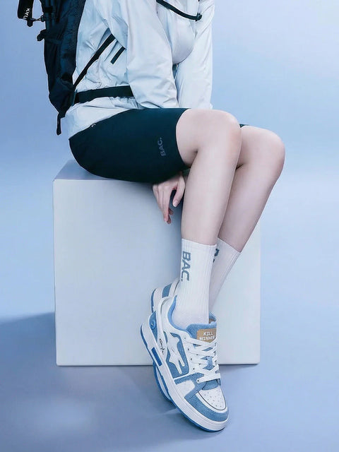KILLWINNER丨 Meteor Athletic Skate Shoes - Blue Couples' Style