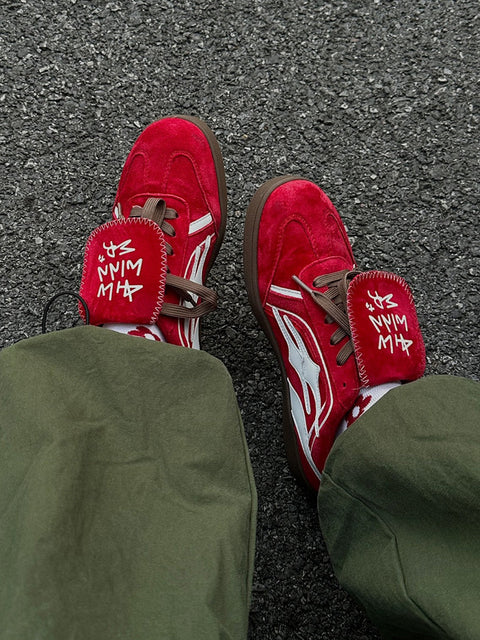 KILLWINNER丨Retro Training Sneaker-Red Velvet