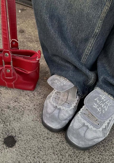 KILLWINNER丨Retro Training Sneaker-Lace Grey