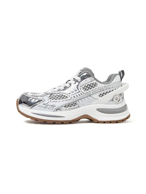 KILLWINNER丨 Lightweight Chunky Running Shoes-Silver