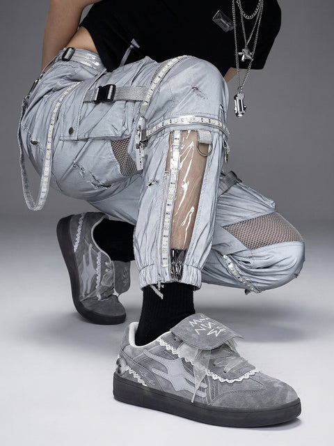 KILLWINNER丨Retro Training Sneaker-Lace Grey