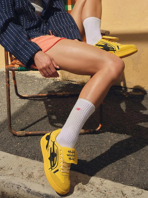KILLWINNER丨Yellow German Training Shoes, Low-Top Shoes, Unisex Style, Streetwear Brand.