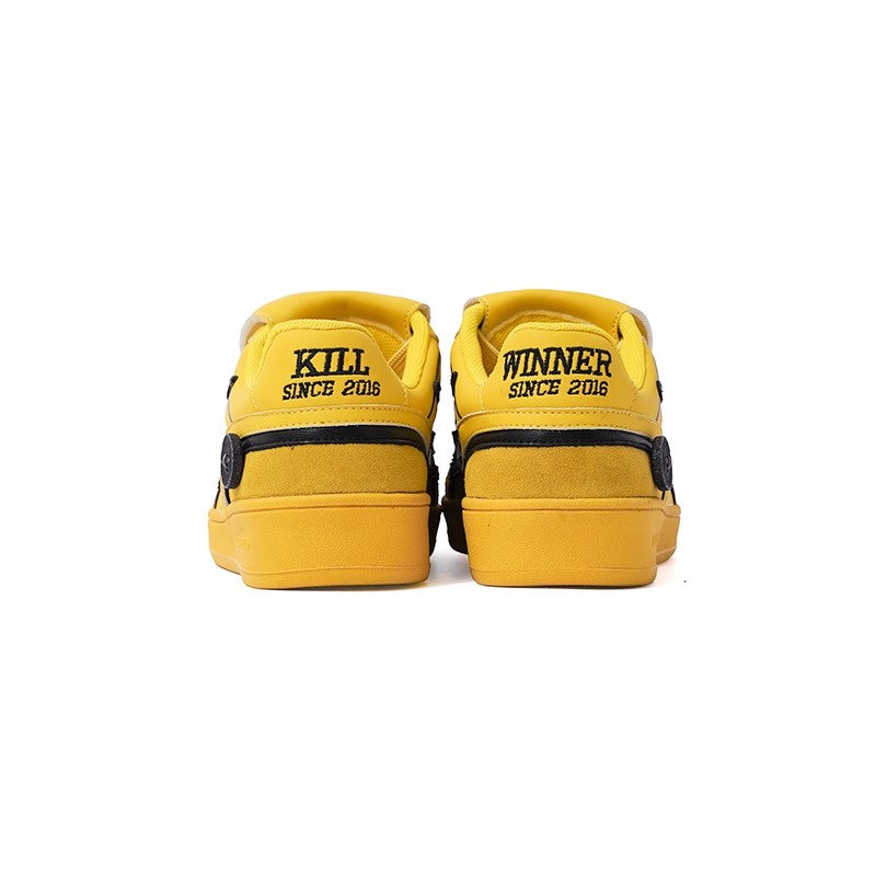 KILLWINNER丨Yellow German Training Shoes, Low-Top Shoes, Unisex Style,